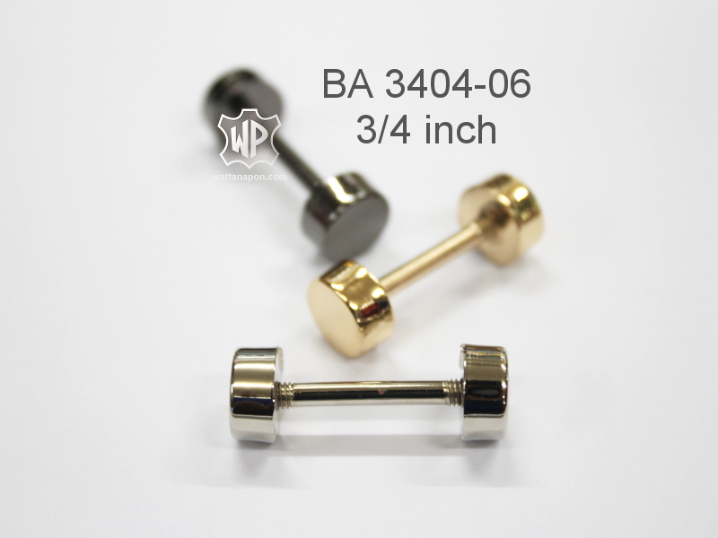 bag hardware, strap end, ตัวติดปลายสายหนัง, ลูกตุ้มยกน้ำหนัก, อะไหล่กระเป๋า