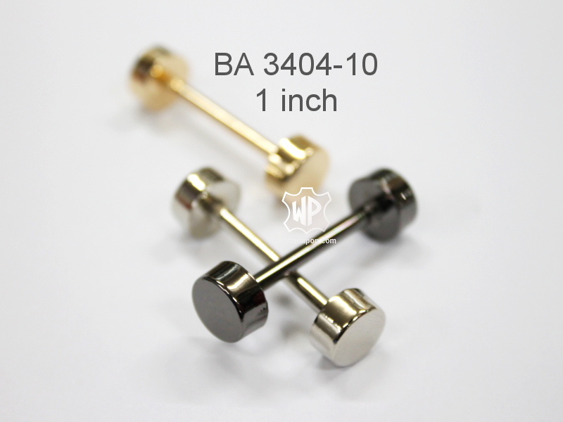 bag accessories, bag hardware, strap end, ตัวติดปลายสายหนัง, ลูกตุ้มยกน้ำหนัก, อะไหล่กระเป๋า