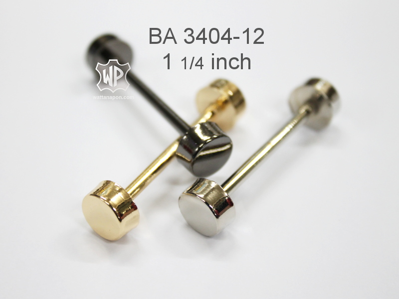 bag accessories, bag hardware, strap end, ตัวติดปลายสายหนัง, ลูกตุ้มยกน้ำหนัก, อะไหล่กระเป๋า
