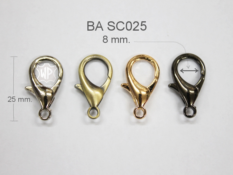 อะไหล่กระเป๋า, ตะขอ, คอหมา, bag accessories, bag hardware, snap hook, clasp, ตะขอก้ามปู, ข้อต่อสร้อย, ตะขอโซ่