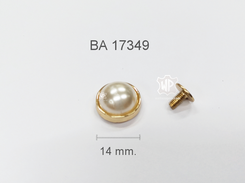 pearl rivet stud, หมุดมุก