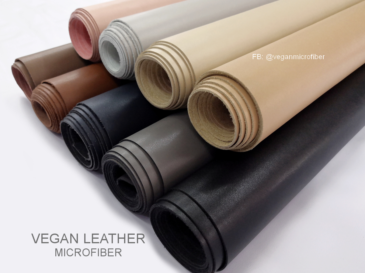 หนังไมโครไฟเบอร์ หนังวีแกน microfiber leather vegan leather