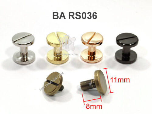 Screw Rivet, Screwback Button Stud, หมุดขันน๊อต