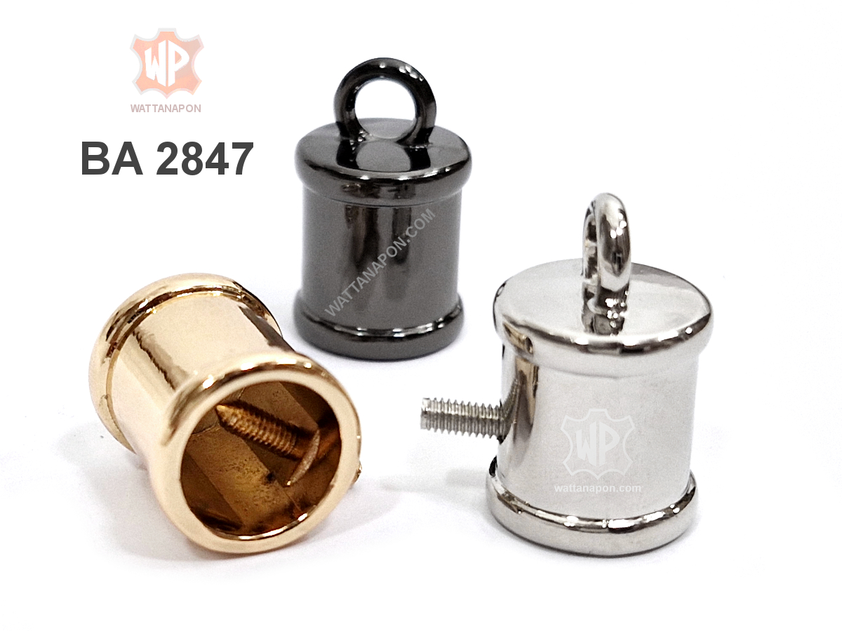 Cord End Cap, End Cap with loop, tassel cap, หมวกพู่, หุ้มปลายสาย, หุ้มปลายเชือก