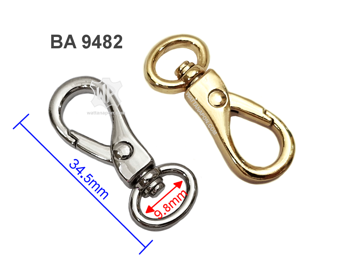 bag accessories, bag hardware, clasp, lobster clasp, snap hook, ก้ามปู, คอหมา, ตะขอ, ตะขอกระเป๋า, อะไหล่กระเป๋า