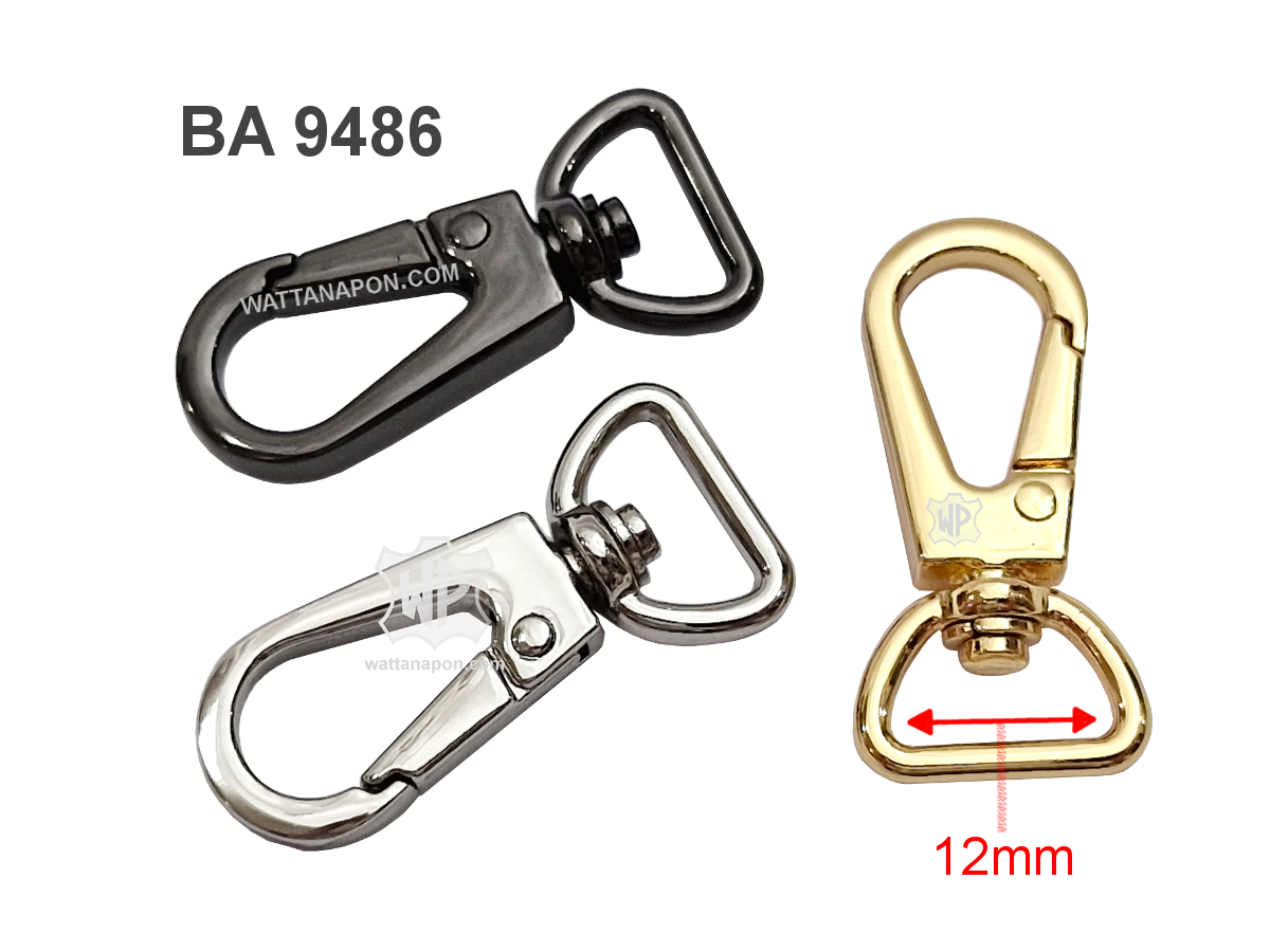 bag accessories, bag hardware, clasp, lobster clasp, snap hook, ก้ามปู, คอหมา, ตะขอ, ตะขอกระเป๋า, อะไหล่กระเป๋า