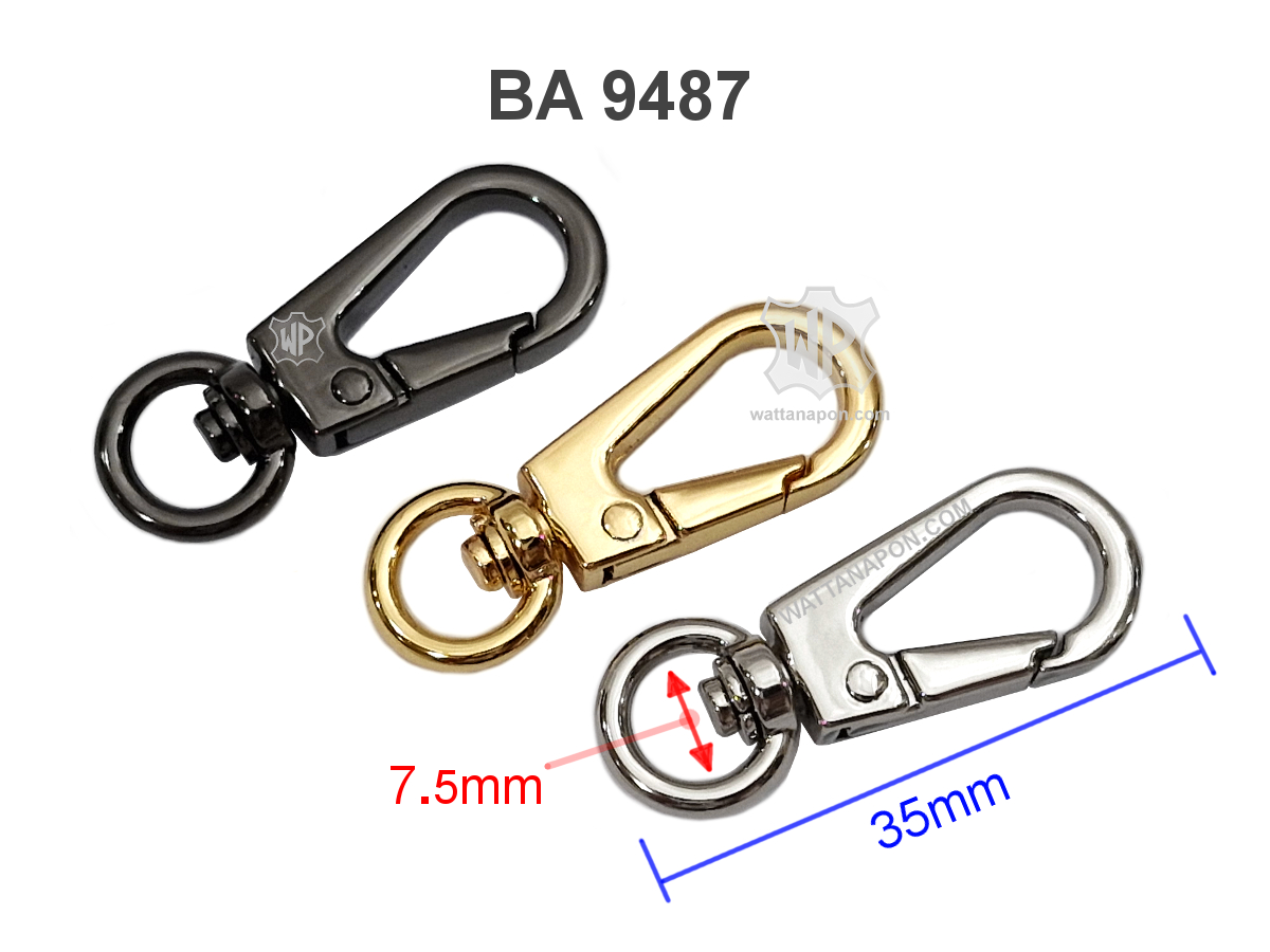bag accessories, bag hardware, clasp, lobster clasp, snap hook, ก้ามปู, คอหมา, ตะขอ, ตะขอกระเป๋า, อะไหล่กระเป๋า