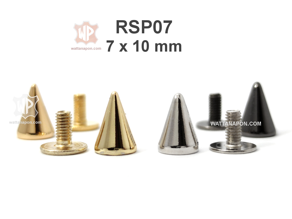 Punk Rock Spike, Rivet, stud, หมุดหนาม, หมุดแต่งกระเป๋า, หมุดแต่งรองเท้า