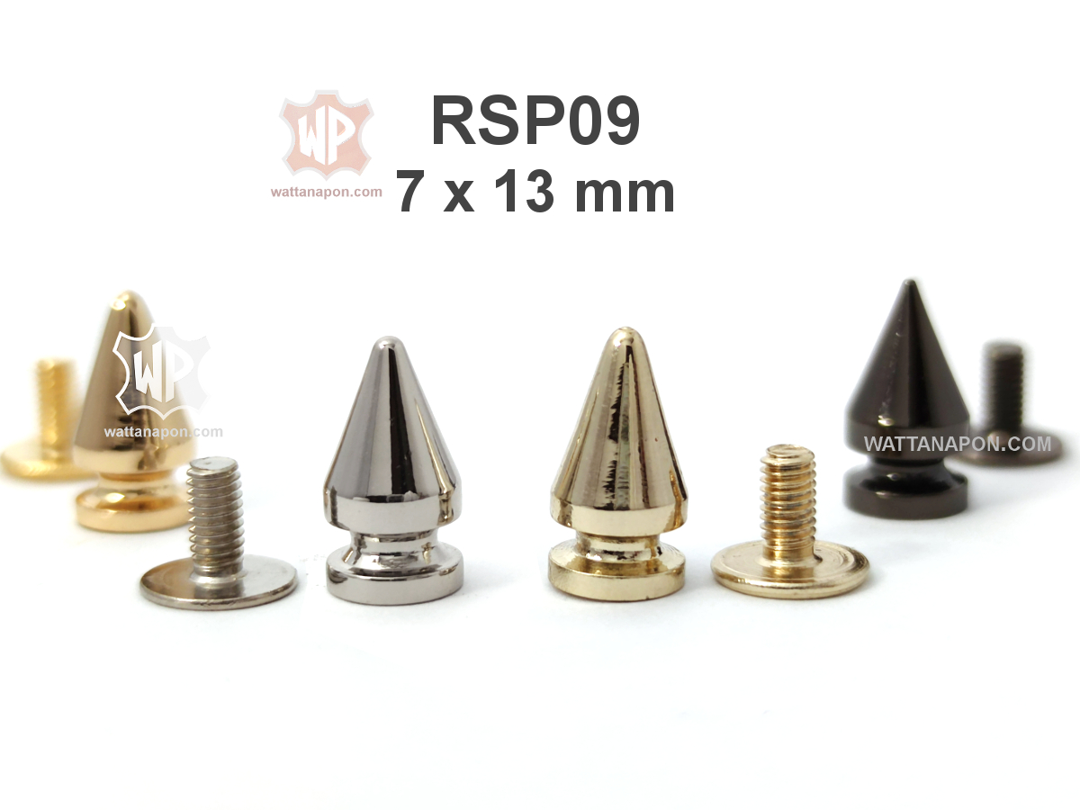 Punk Rock Spike, Rivet, stud, หมุดหนาม, หมุดแต่งกระเป๋า, หมุดแต่งรองเท้า