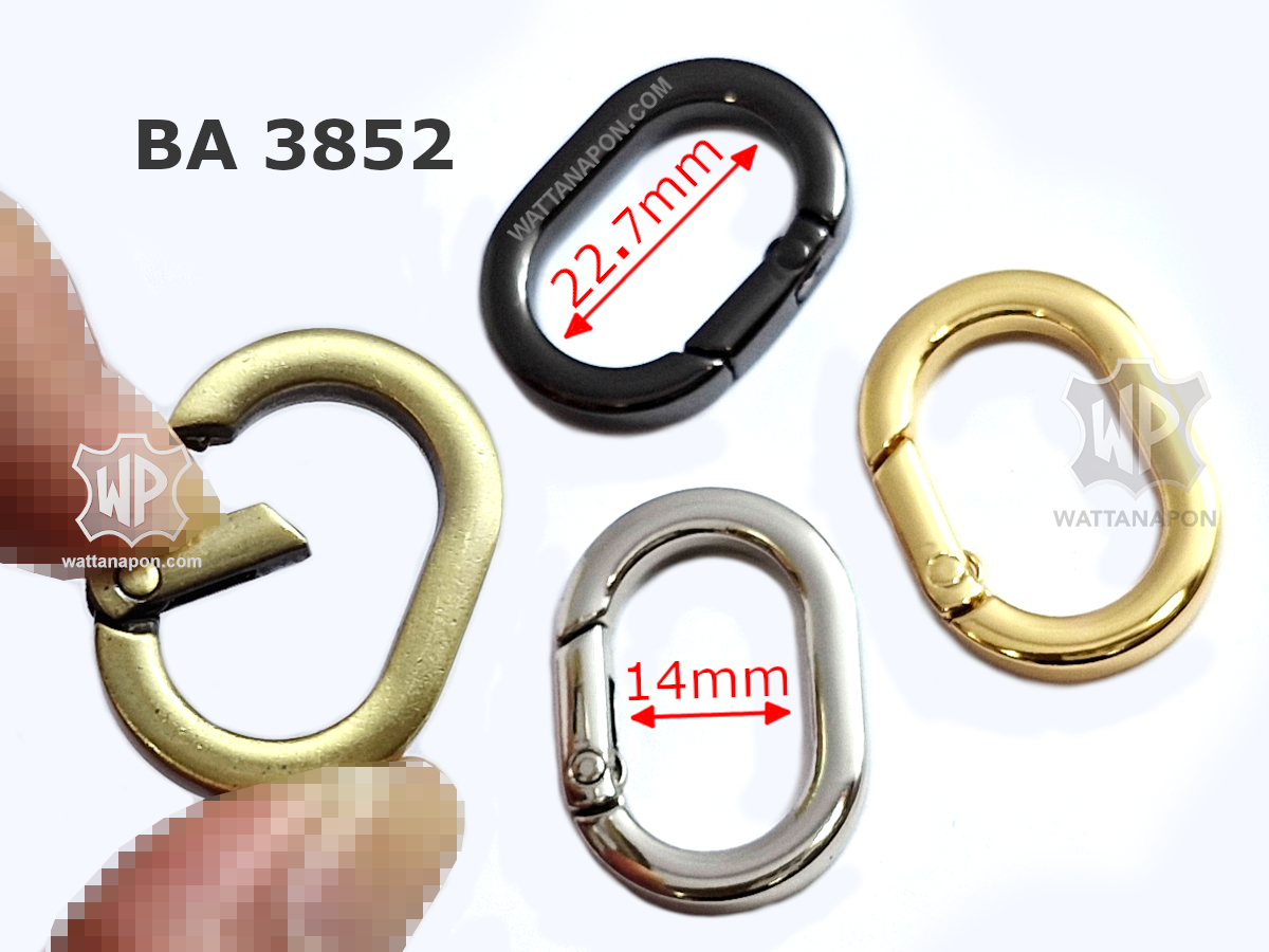 Gate Ring, Oval Snap hook, Spring Ring Clasp, ตะขอรี, ห่วงสปริง