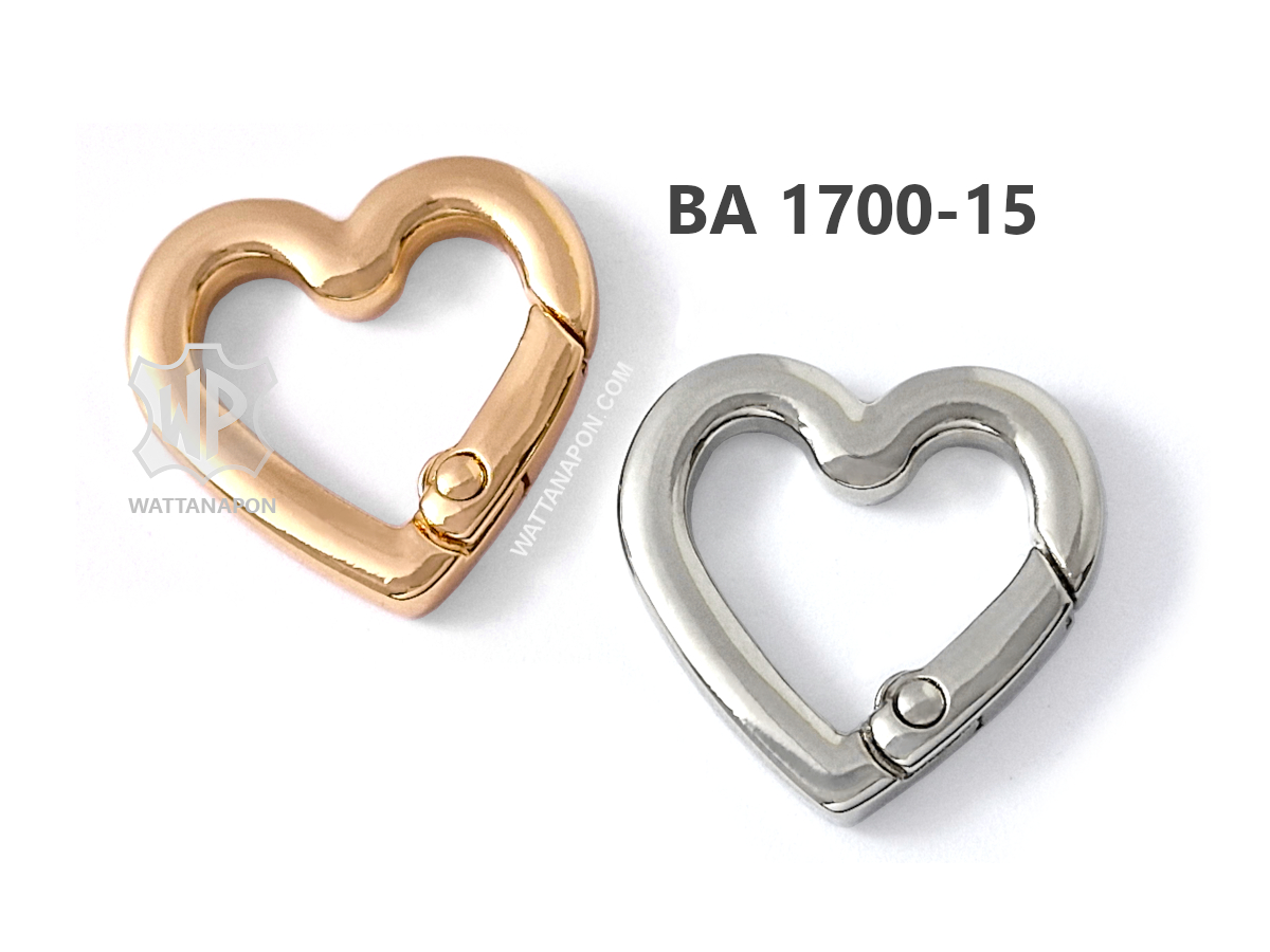 Gate Ring, Heart Shaped Hook, Heart Shaped Ring, Spring Ring Clasp, ตะขอหัวใจ, ห่วงสปริง, ห่วงหัวใจ, ห่วงเปิดได้
