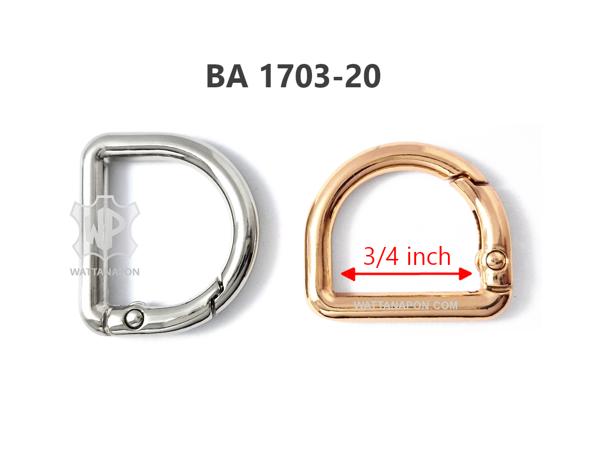 D ring, Gate Ring, Spring Ring Clasp, ตะขอตัวดี, ห่วงตัวดี, ห่วงสปริง, ห่วงเปิดได้