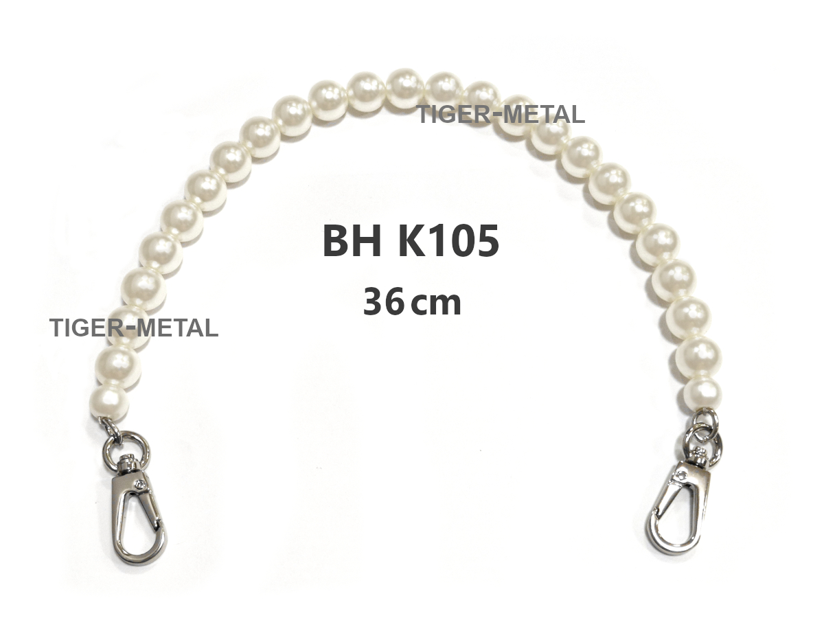 bag handle, Faux Pearl Beaded Bag Handle, หูกระเป๋าลูกปัดมุก, หูหิ้วกระเป๋า